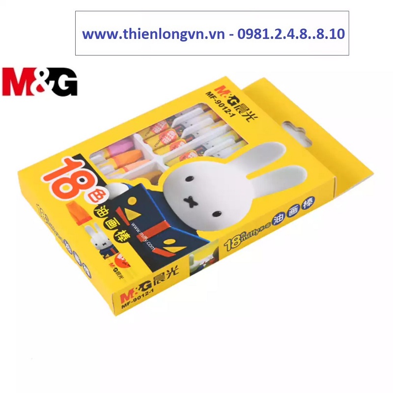 Sáp khô 18 màu 3D Miffi M&amp;G - MF9012-1 (90022)