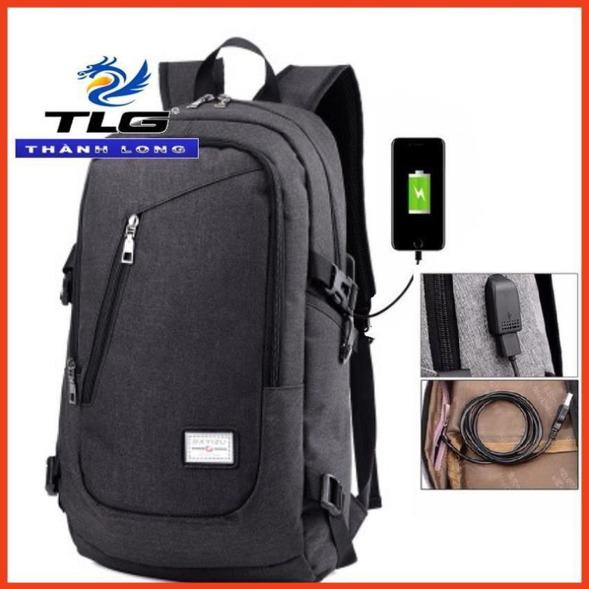 Balo TLG Nhập mã LONGTLG giảm 10% Balo thời trang kèm cổng sạc USB Đồ Da Thành Long TLG 208199