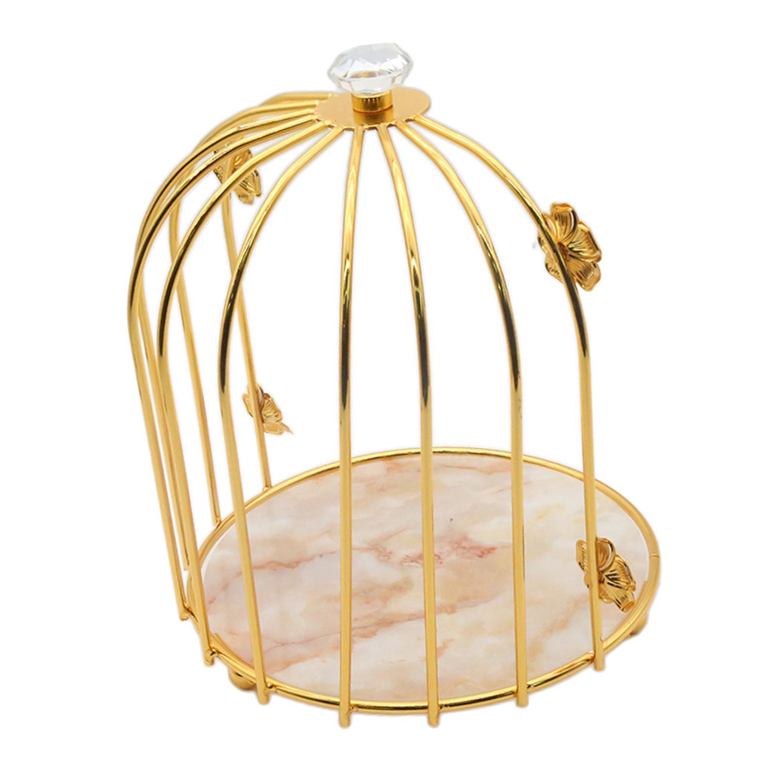 Makeup Perfume Organizer Shelf Display Stand Iron Art Jewelry Tray