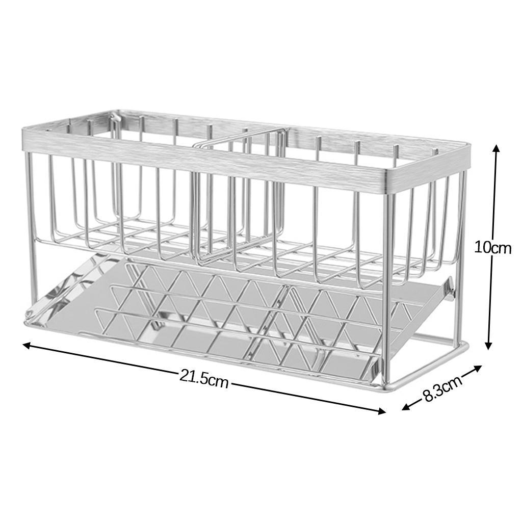 Sink Rack Sponge Holder Storage Dishcloth Holder for Countertop