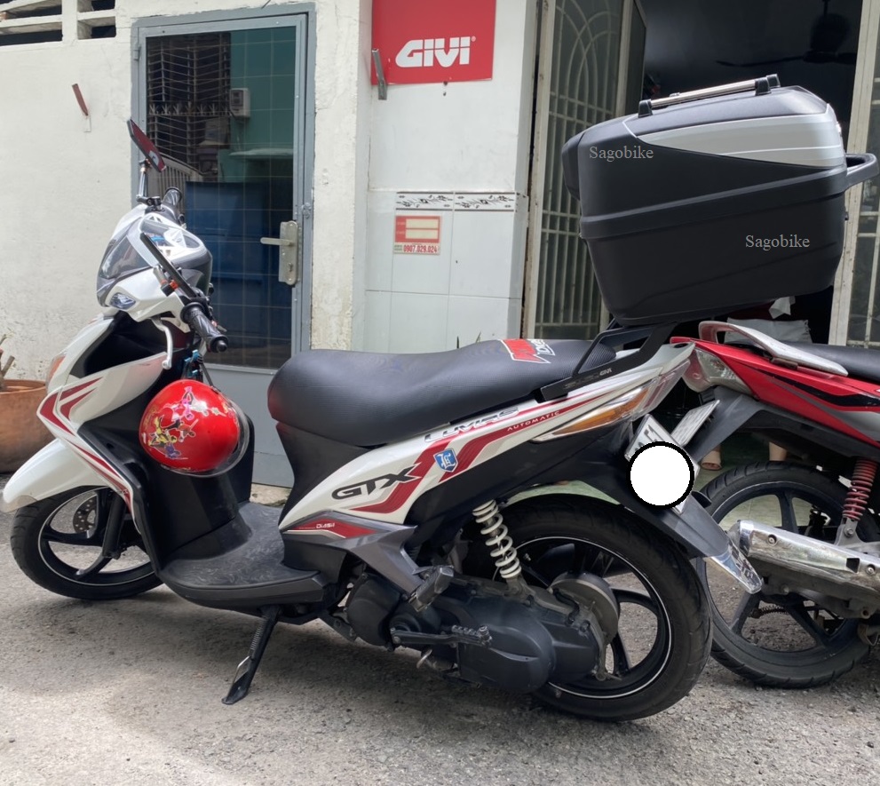 Thùng xe GTX Luvias, thùng Givi B32N_ADV và baga givi lắp cho GTX