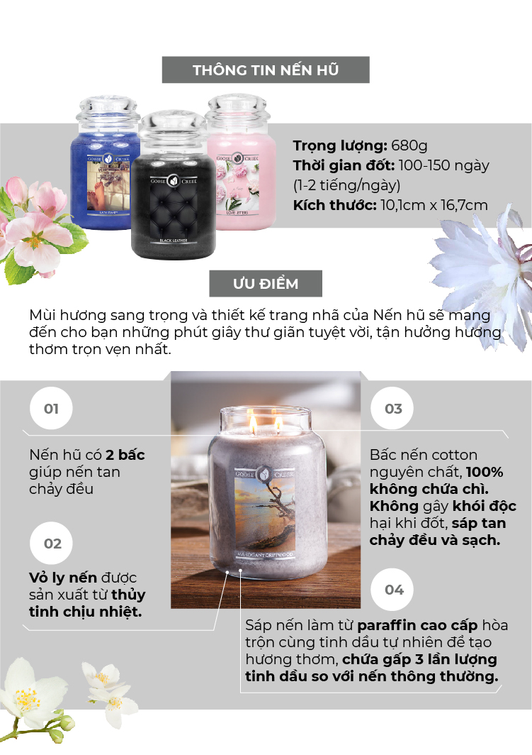 Nến hũ Goose Creek (680g) - Staying Home