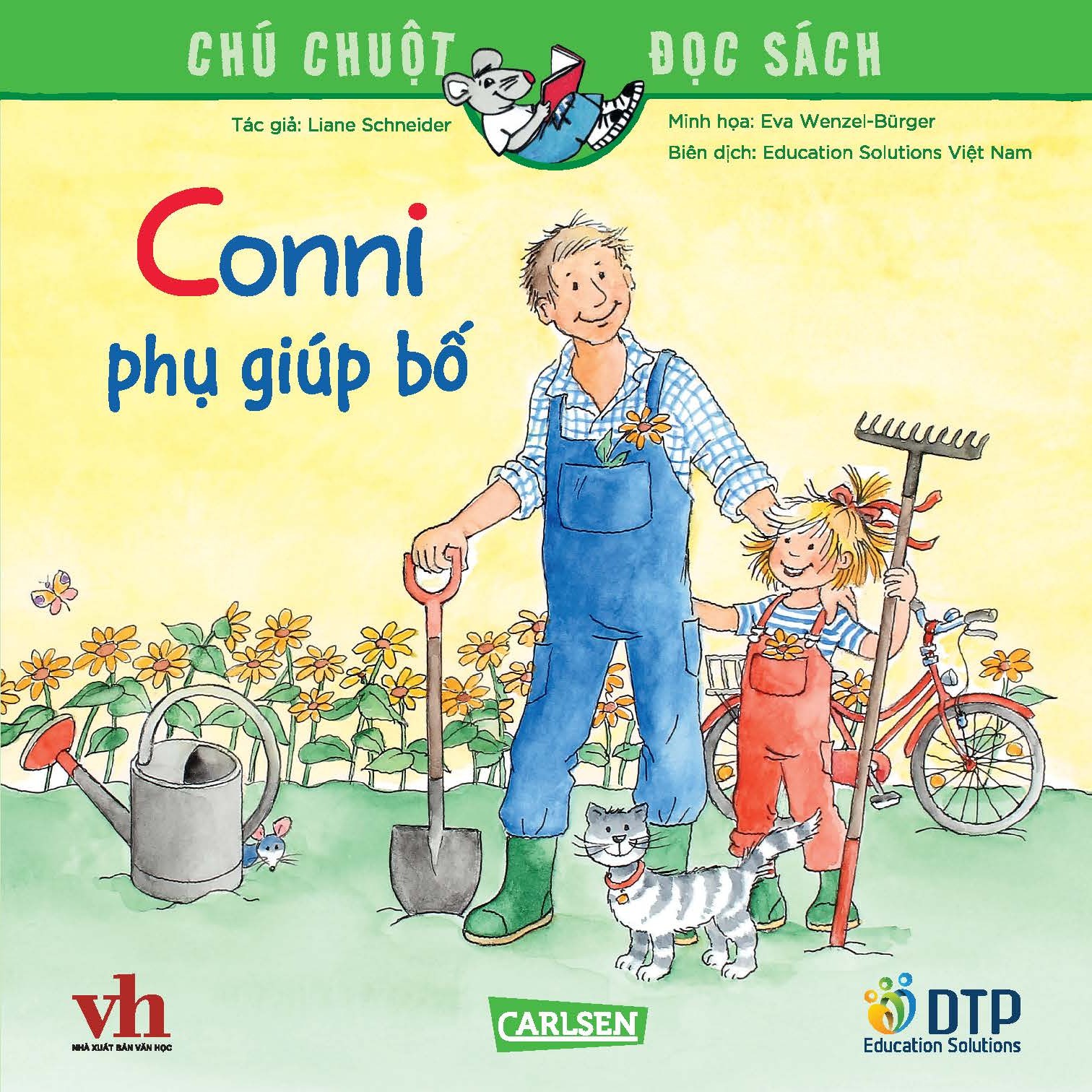 Combo truyện Conni - bé có thể làm được - Chú chuột đọc sách