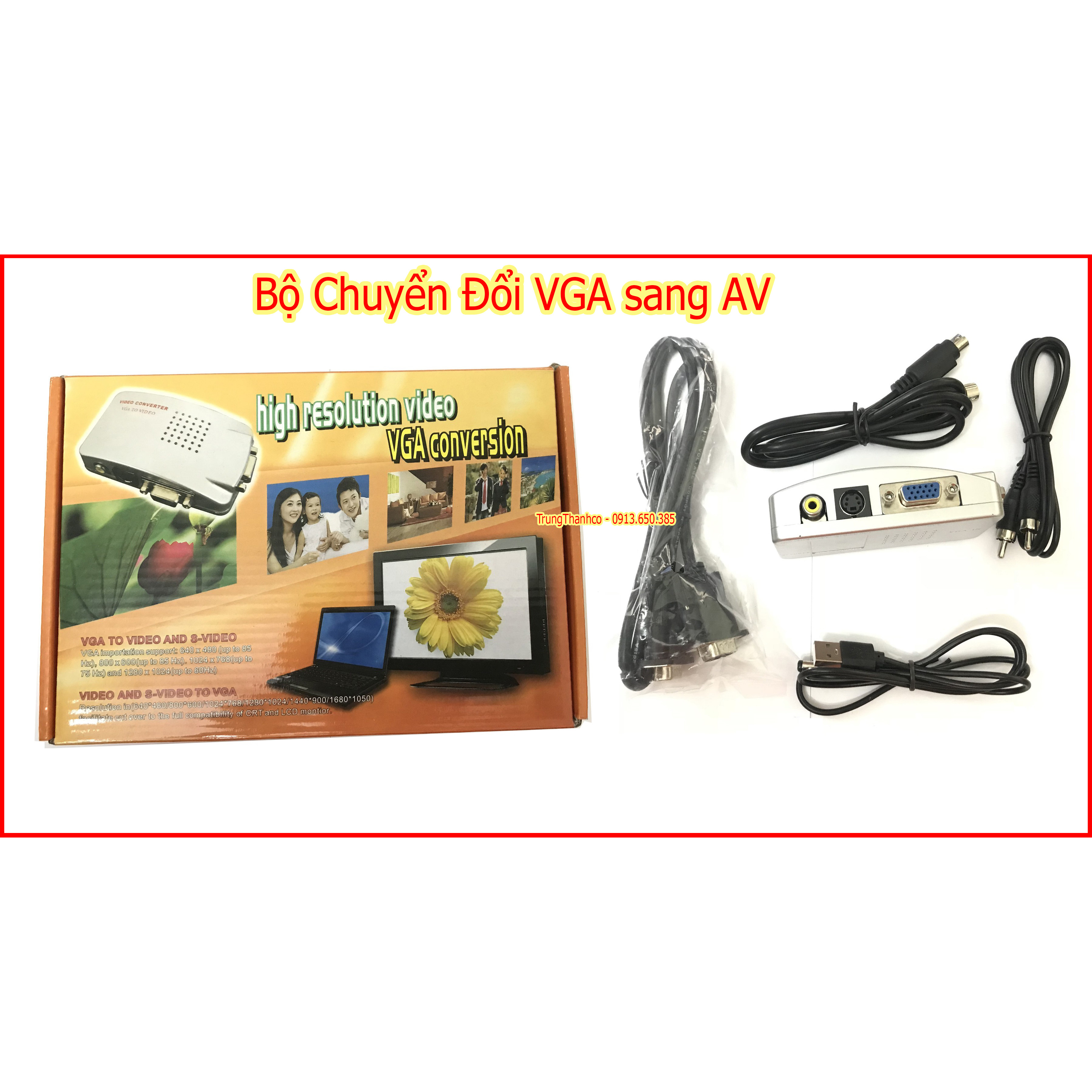 Bộ Chuyển Đổi VGA sang AV