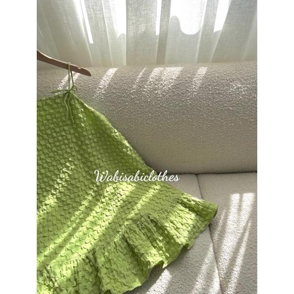 Đầm suông dây thắt nơ Wabisabi N0703