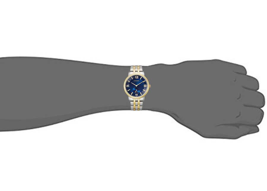 Đồng Hồ Nam Citizen Dây Thép Không Gỉ BE9176-76L - Mặt Xanh