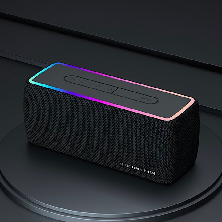 LOA BLUETOOTH AKD-W3 SIÊU TRẦM , TÍCH HỢP LED AUTO CỰC ĐẸP , CÔNG SUẤT 10W Loa Bluetooth AKD W3 LED - JL