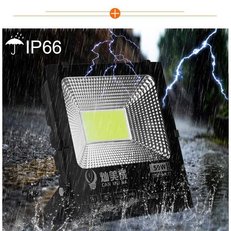 Đèn Pha Led Ngoài Trời Siêu Sáng 50W - IP66 Ánh Sáng Trắng - Loại Cao Cấp