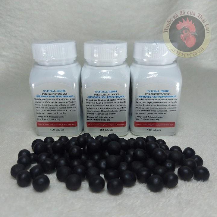 Rau củ quả - dành cho gà đá - 1 hủ / 100 viên