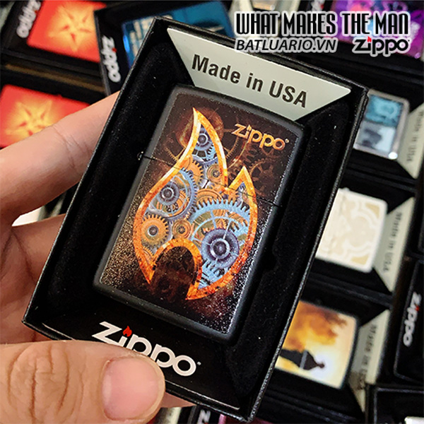 Bật Lửa Zippo 218 Flame Steampunk