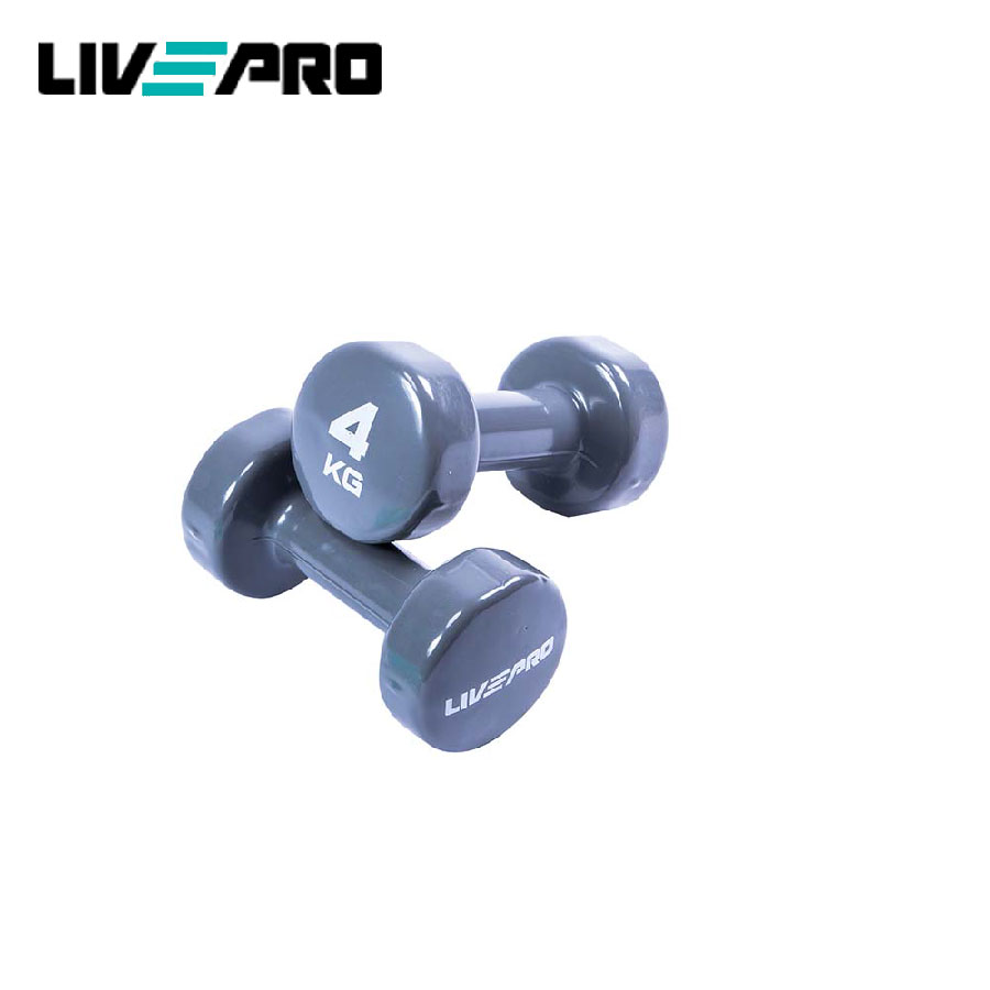 Tạ tay, tạ đơn cao cấp Studio tập gym thể hình Các Loại 5KG x2 Livepro Chính Hãng STUDIO DUMBBELL