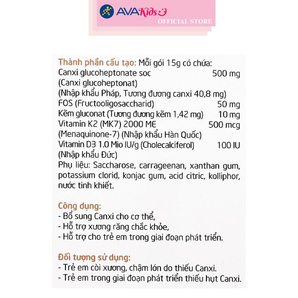 Thạch Natulife True Calcium hỗ trợ xương răng chắc khỏe 20 gói (từ 1 tuổi)