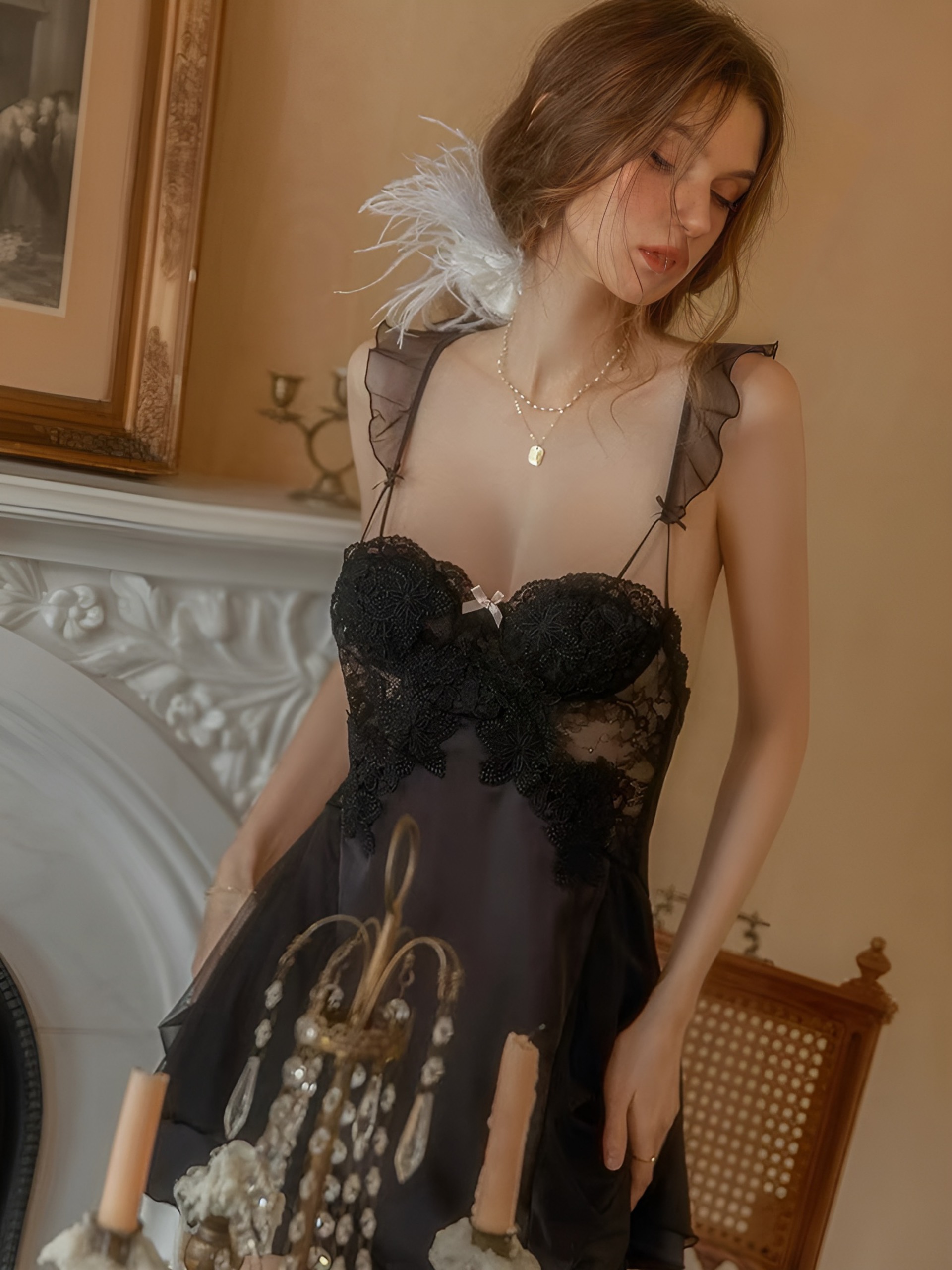 Váy Ngủ Nữ Tính Quý Phái - B.Lingerie