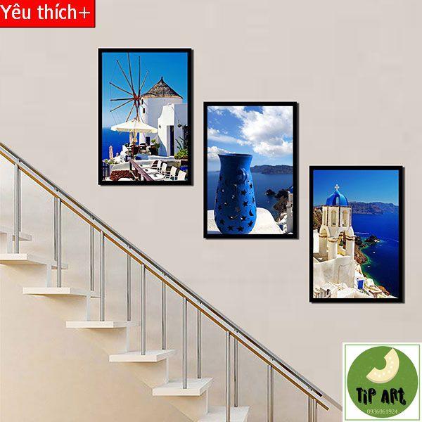 Tranh treo cầu thang - tranh treo cầu thang tráng gương - tranh treo cầu thang đẹp, tranh cầu thang 3d