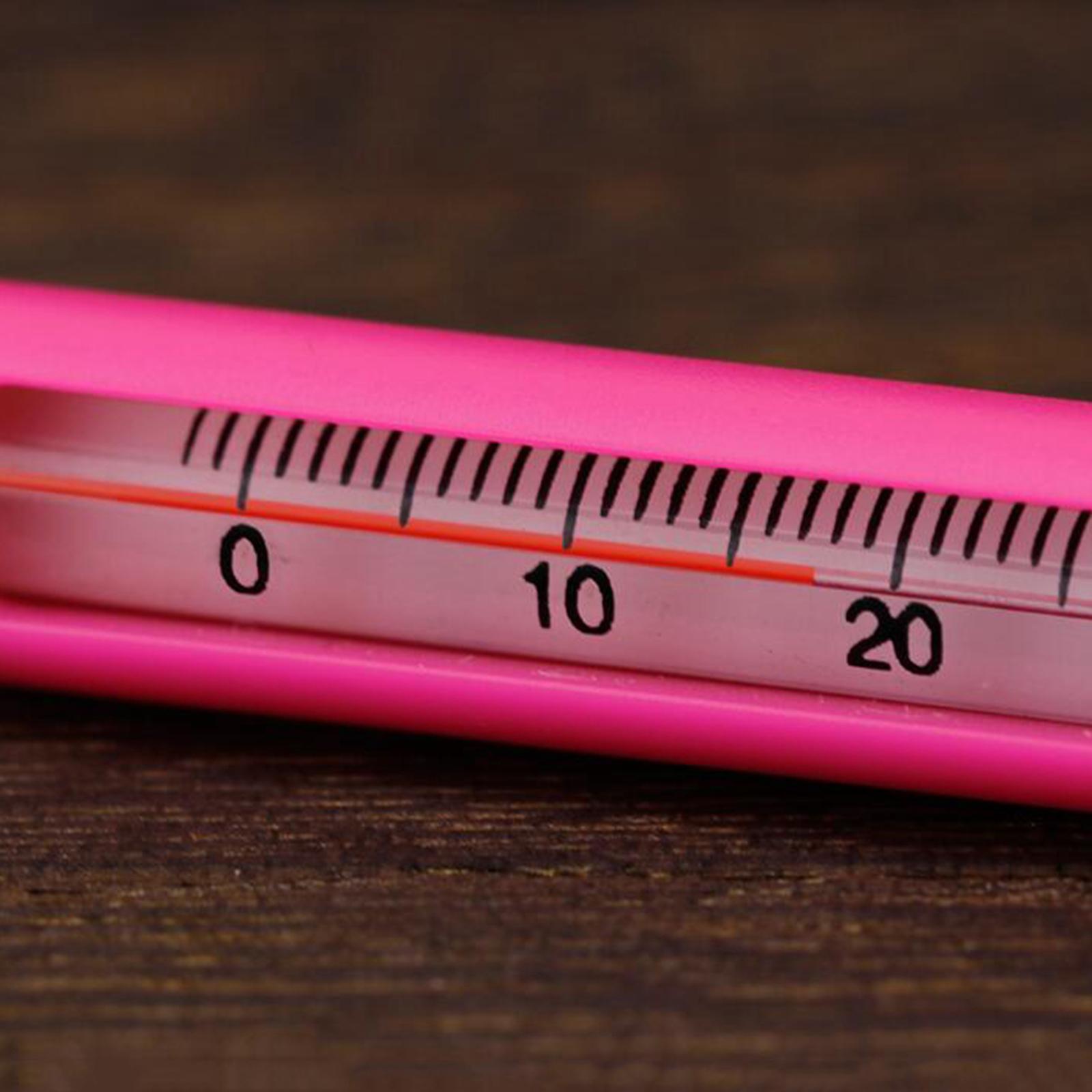 Aquarium Thermometer Fish Tank Temperature Easy Read Tropical Marine Pink