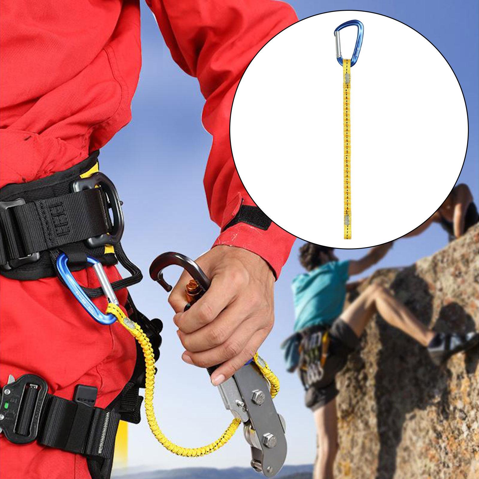 Tool Lanyard with Aluminum Alloy Carabiner Heavy Duty Lanyard for Heavy Tools for Climbing