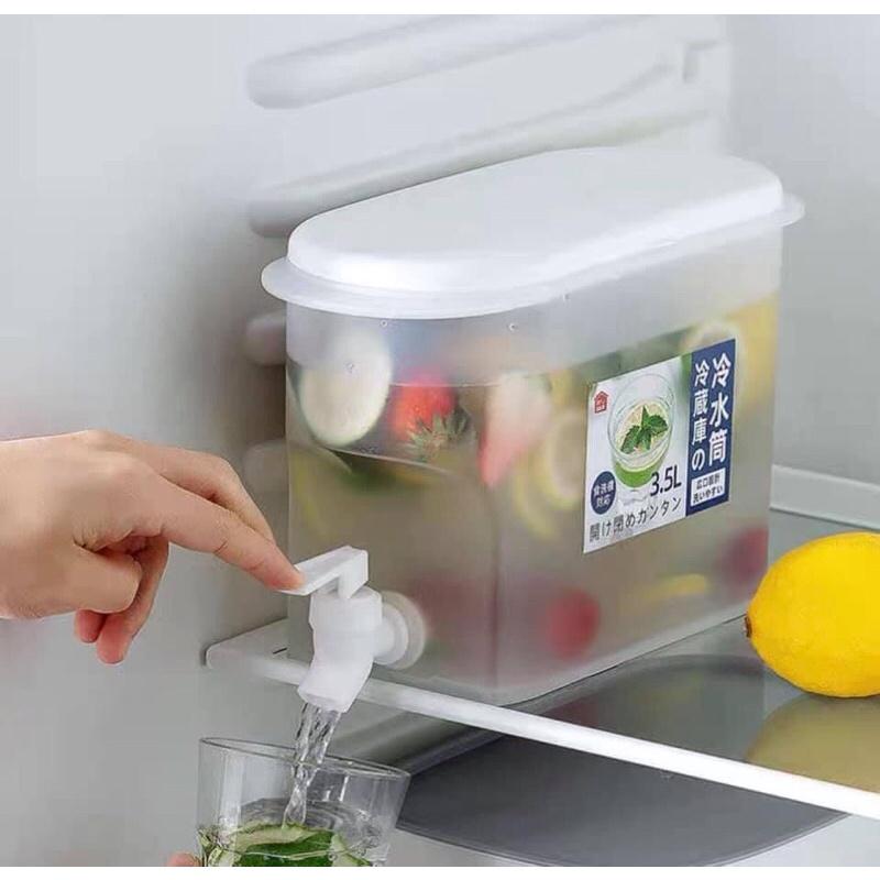 Bình Đựng Nước Tủ Lạnh Có Vòi 3.5L Chất Liệu Nhựa Cao Cấp