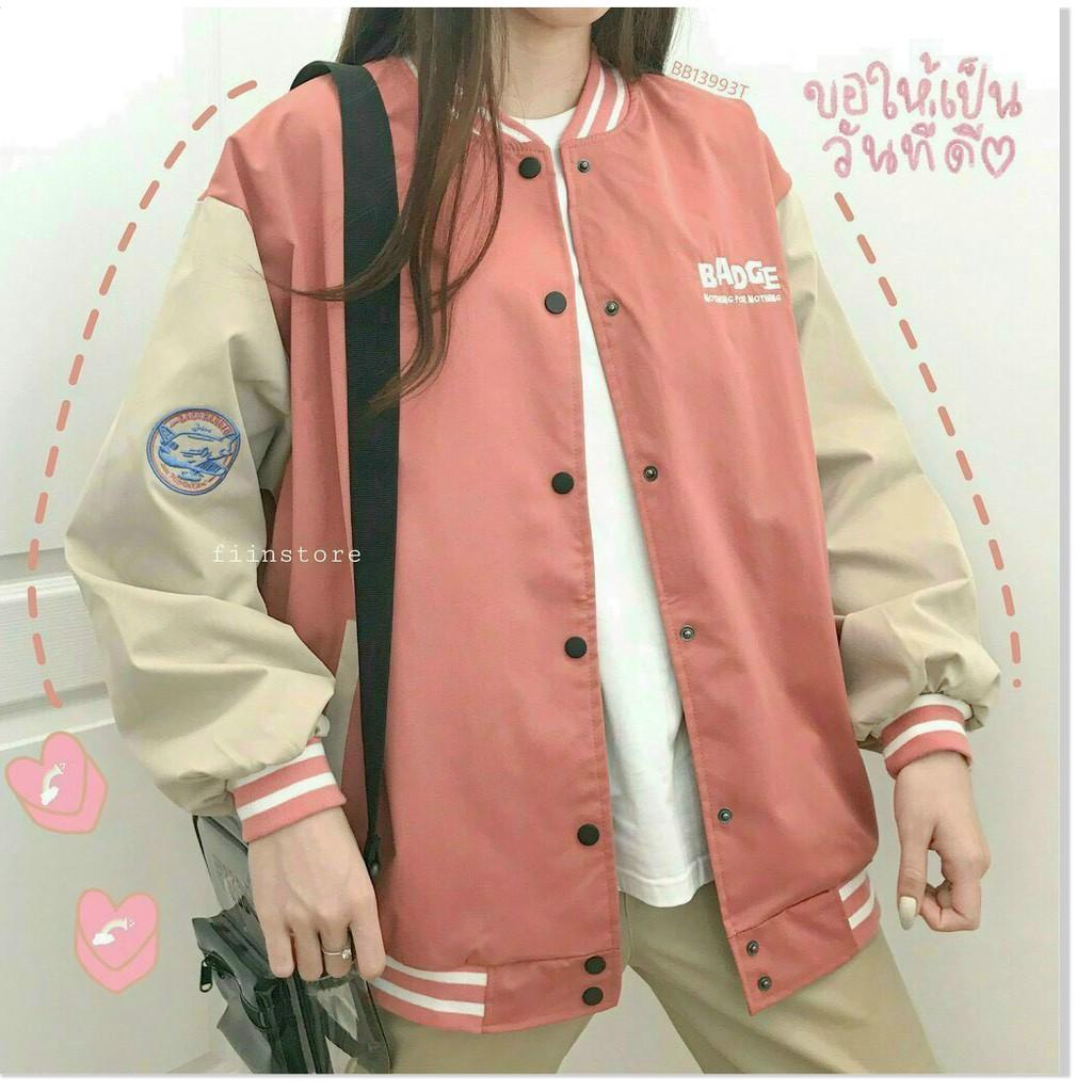 Áo khoác dù bomber FORM RỘNG
