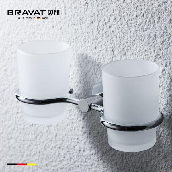 Giá để cốc đôi Bravat D736C-1-ENG