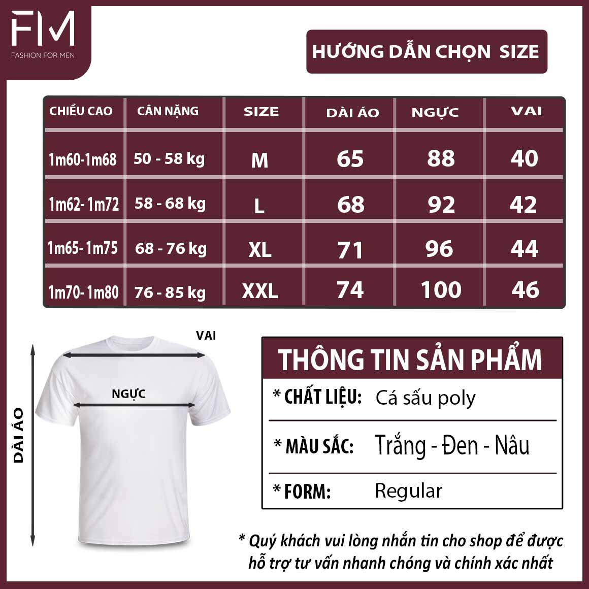 Áo thun nam ngắn tay, chất liệu thoáng mát, thiết kế cổ điển phù hợp mọi hoạt động - FORMEN SHOP - FMPS171