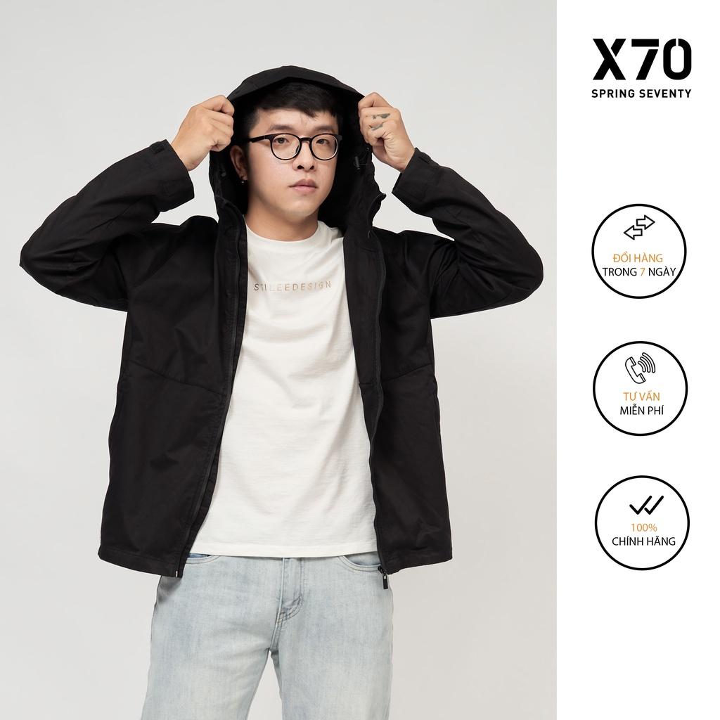 Áo Khoác Nam Kiểu Dáng Khoá Kéo Có Nón Thiết Kế Dây Rút Thời Trang X70 - 08680006