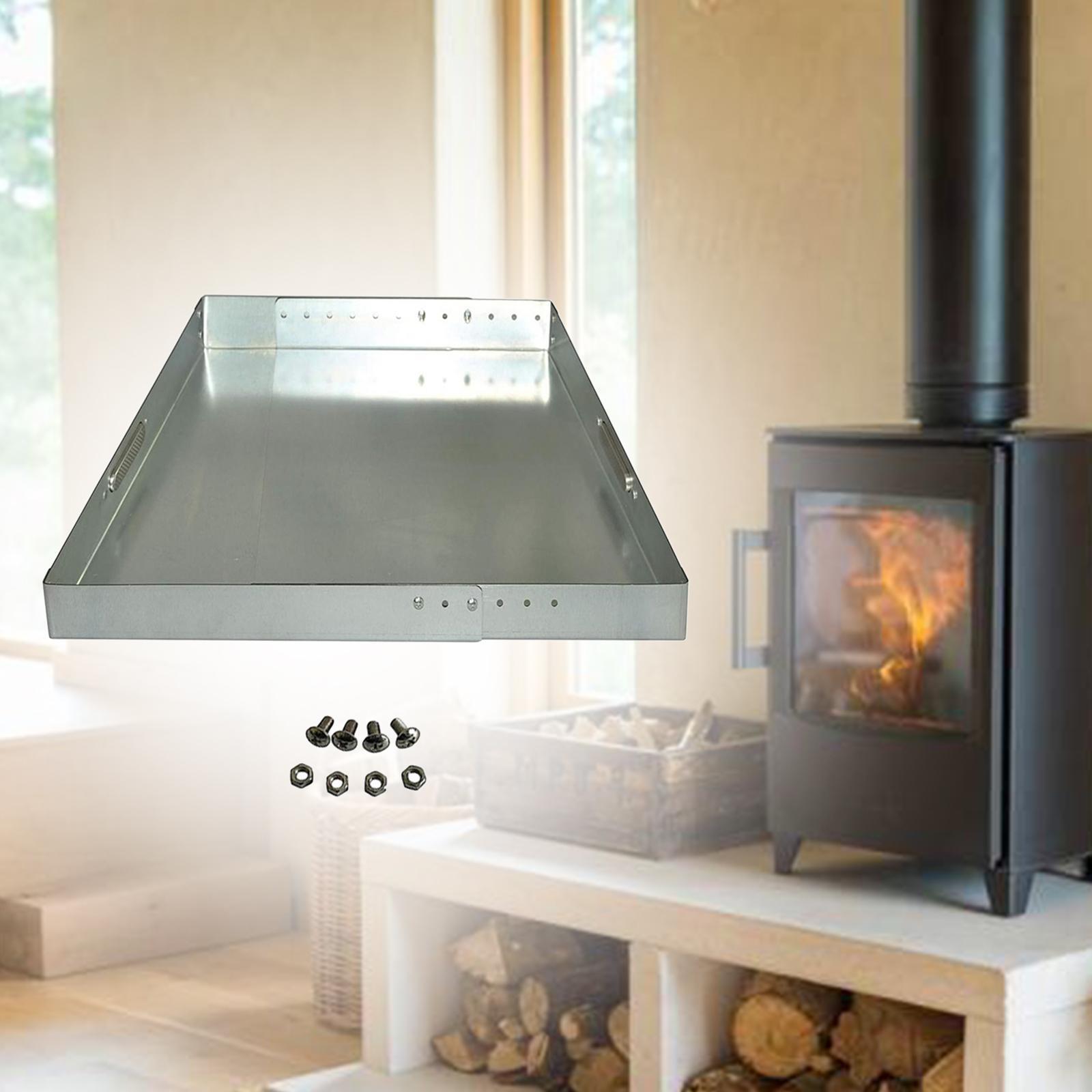 Fireplace Ash Pan Fireplace Ember Holder Plate Replacement Part Grills Fire Place Fire Place Pan for Fire Place Grate