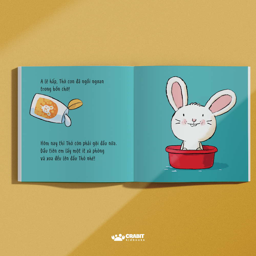 Thỏ con tương tác sáng tạo - Sách tương tác phát triển kỹ năng