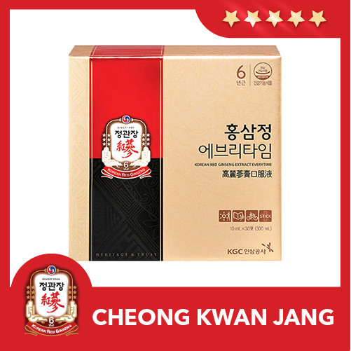 Tinh Chất Hồng Sâm Pha Sẵn KGC Cheong Kwan Jang EveryTime Original (10ml x 30 gói)