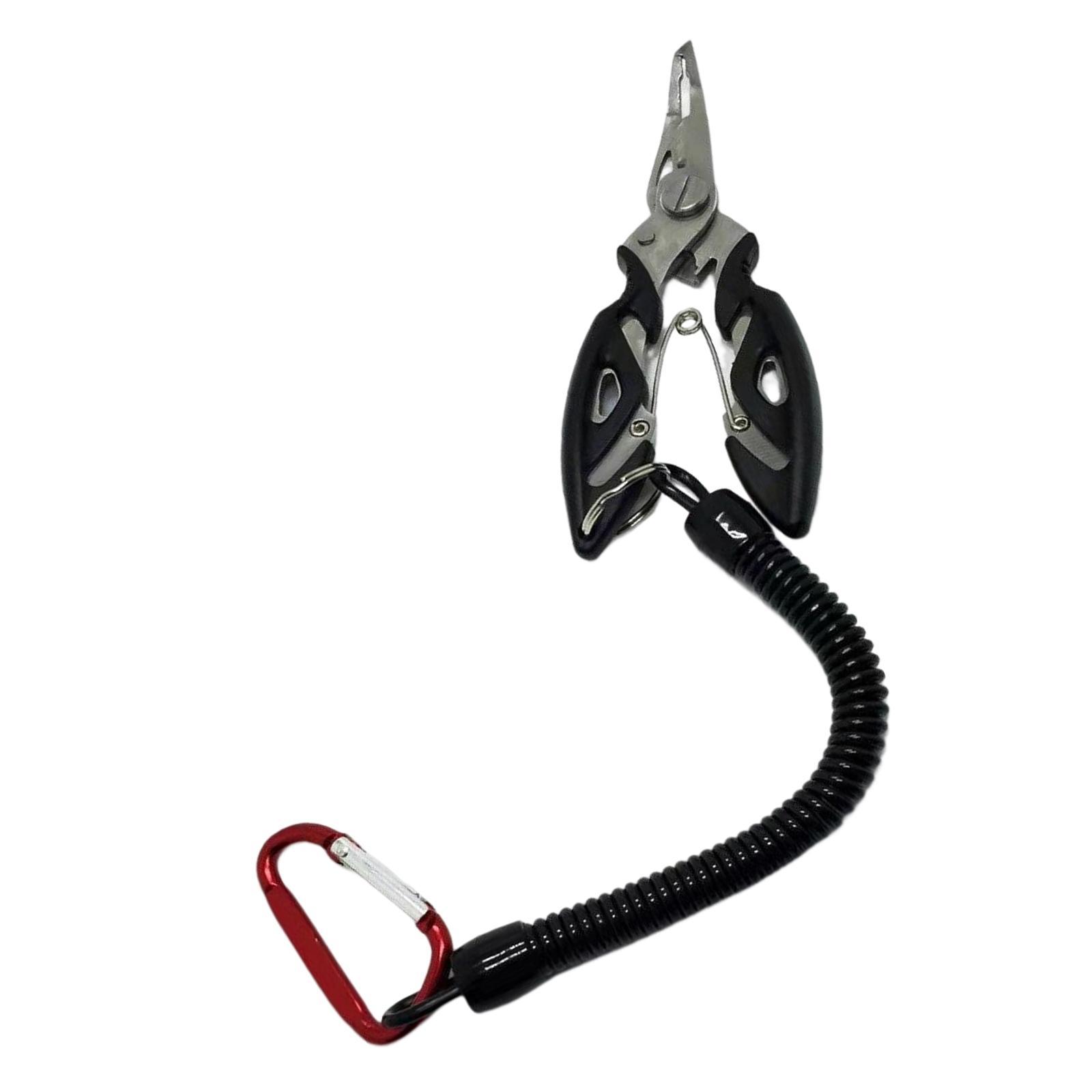 Fishing Pliers Hook Remover with Lanyard Fishing Gear Accessories