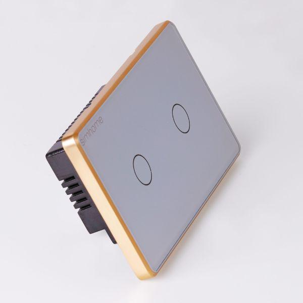 Công tắc cảm ứng Zigbee SimHome S3 – Tiêu chuẩn – 2 nút