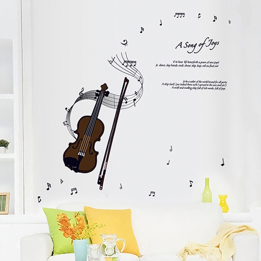 Decal Dán Tường Đàn Violon Binbin PK170 (116 x 70 cm)