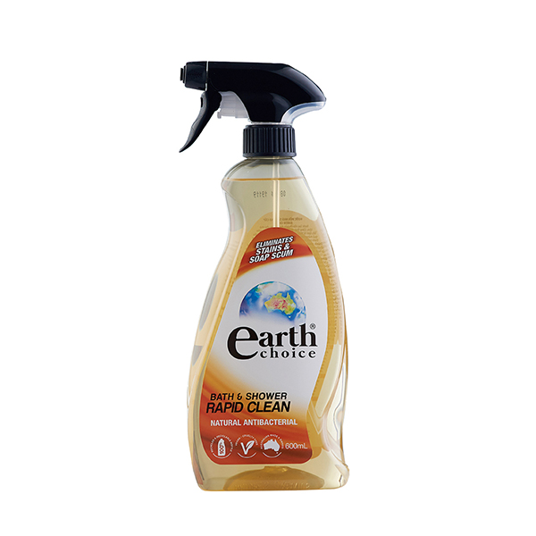 Nước rửa nhà tắm gốc thực vật hương cam chanh Earth Choice Úc 600ml