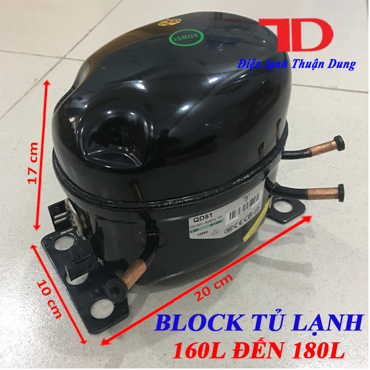 Block Dành Cho Tủ Lạnh QD51 125W từ 160L đến 180L