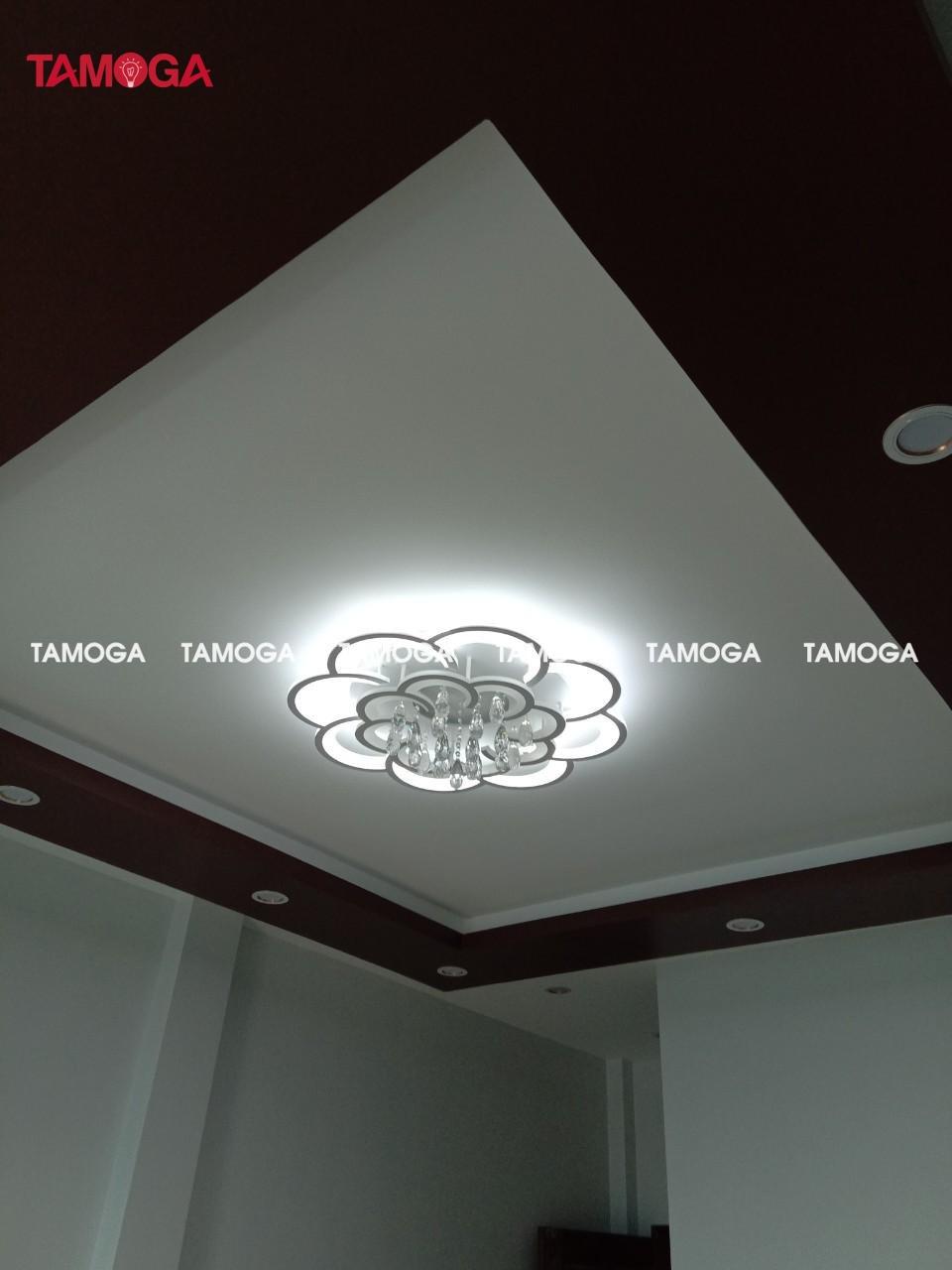Đèn ốp trần trang trí pha lê hình đám mây TAMOGA YEZA 2881