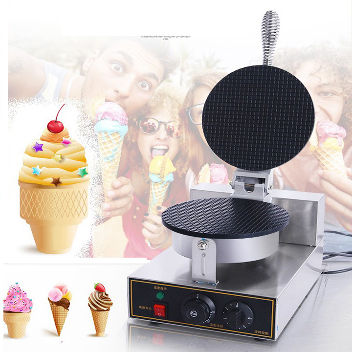 Máy nướng bánh ốc quế, bánh kẹp cuốn bằng điện công suất lớn