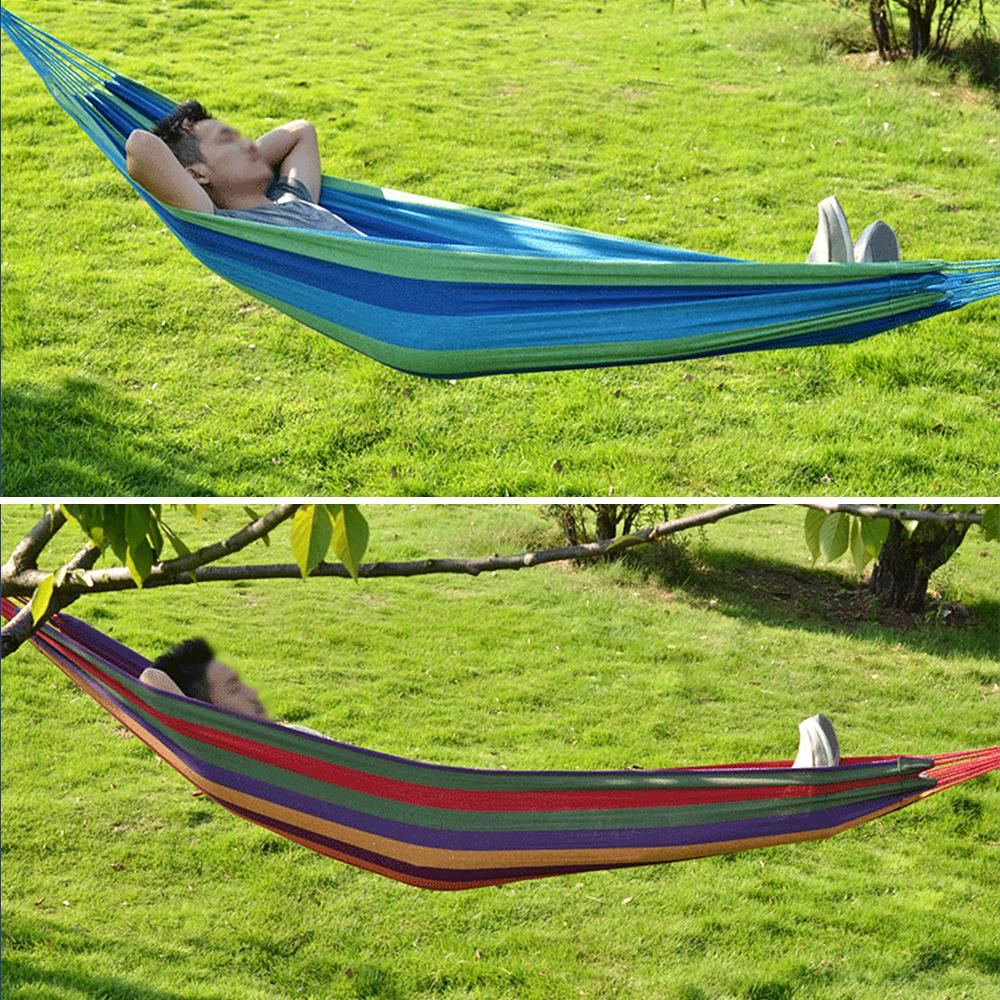 Võng đơn và đôi cho sân sau sân hiên cắm trại ngoài trời trong nhà Single / Double Hammock for Backyard