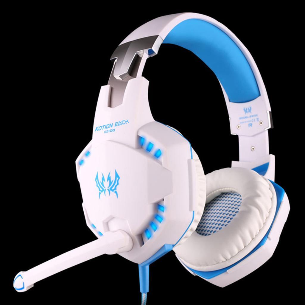 Gaming Stereo Headset Soft Earmuffs Headphone with