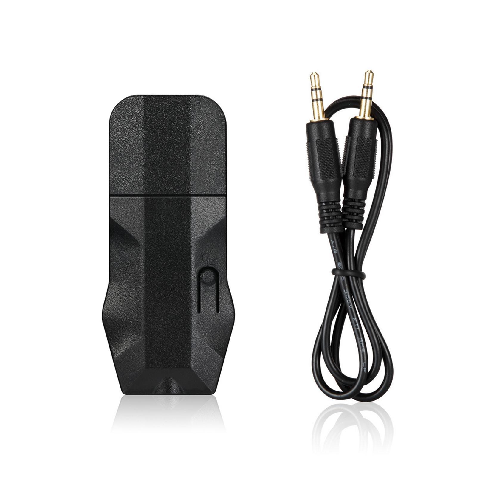 Wireless TV Audio Adapter Bluetooth5.0 Transmitter Receiver with 3.5mm AUX for Home Stereo Streaming Phone Car Computer Headphones Soundbar Speaker