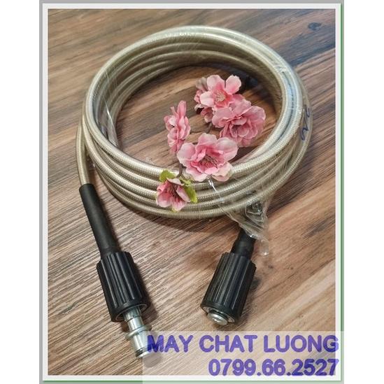 DÂY XỊT RỬA XE 8 -10 -15 -20 -30MÉT- TRẮNG - RĂNG 22mm