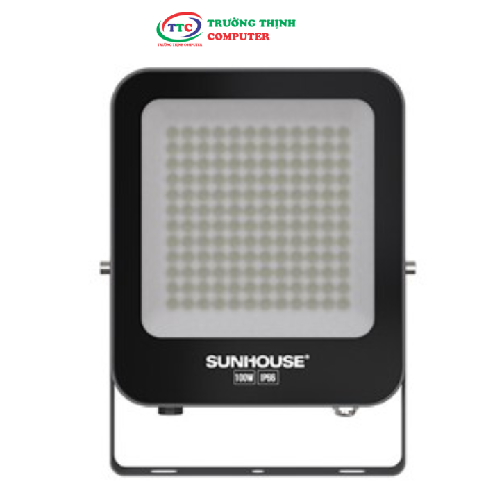 Đèn pha LED SUNHOUSE Spec SHE-LSPPL01.100W Sử dụng Chip LED ,Tuổi thọ 25.000 giờ, chuẩn IP66, chống nước
