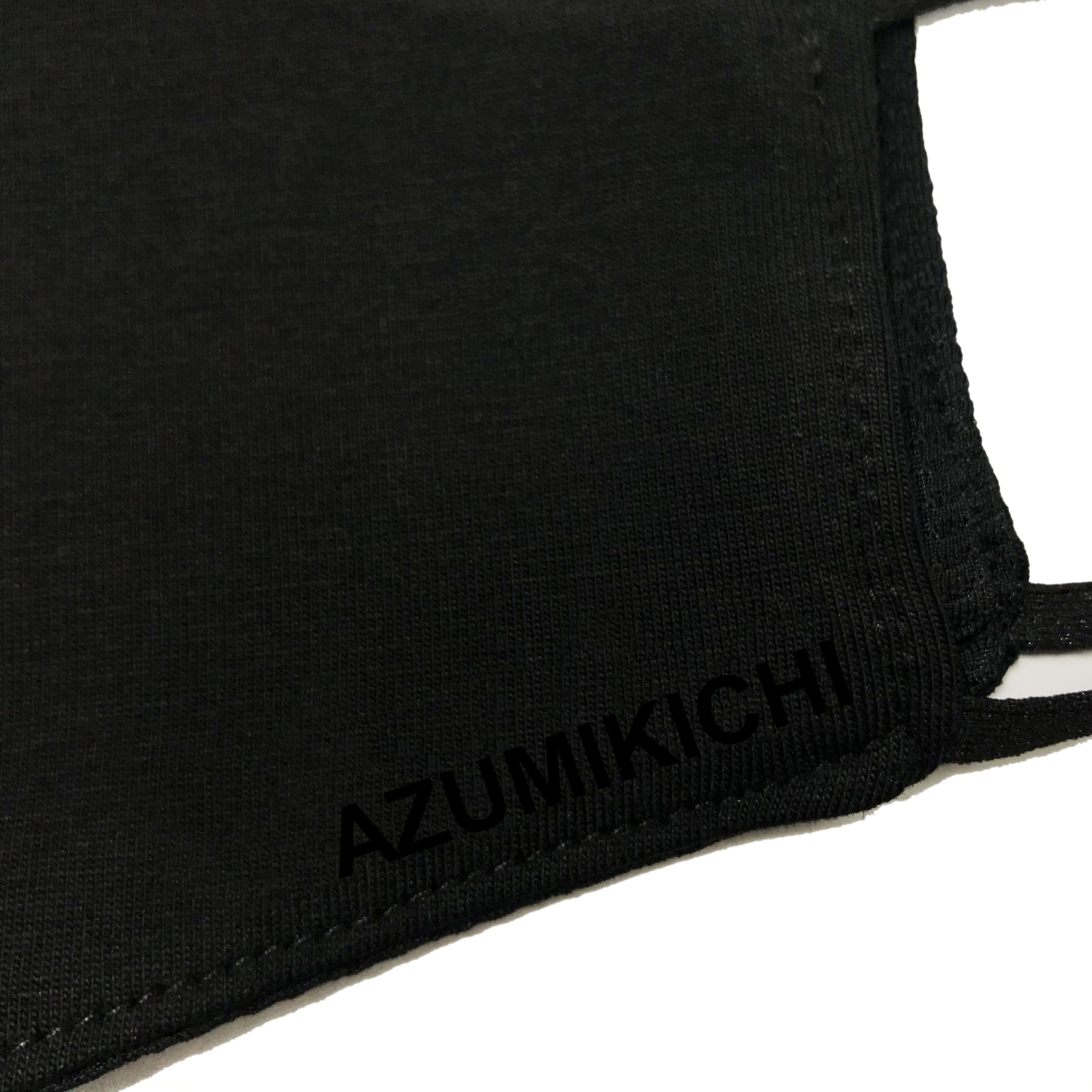 Khẩu trang vải Azumikichi màu đen, khẩu trang thời trang cao cấp sang trọng