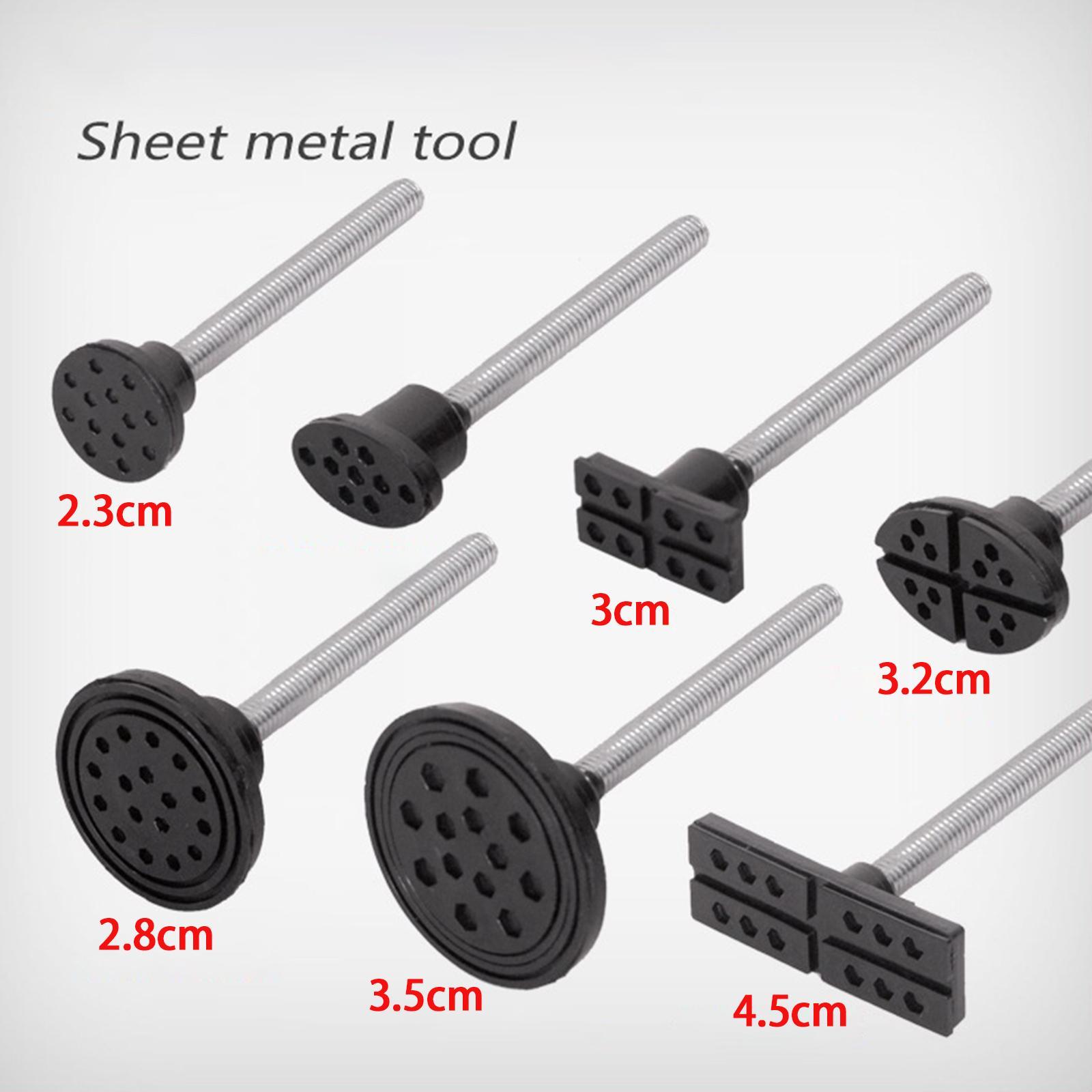 Automobile Car Body Removal Repair Tool Kit with 7 Size Tabs Accessories Professional Home for Smaller Door Dings Effective