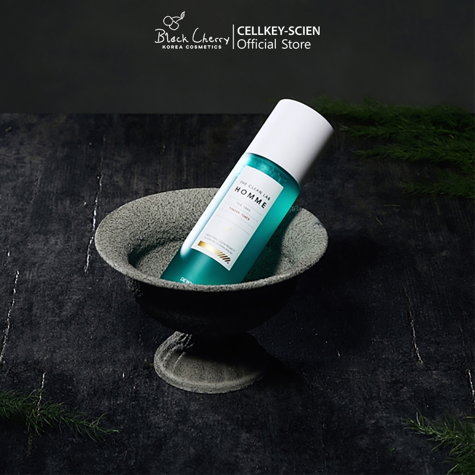 Nước Hoa Hồng Cho Nam Se Khít Lỗ Chân Lông Chiết Xuất Trà Xanh Dewytree The Clean Lab Homme Tea Tree Powder Toner 150ml