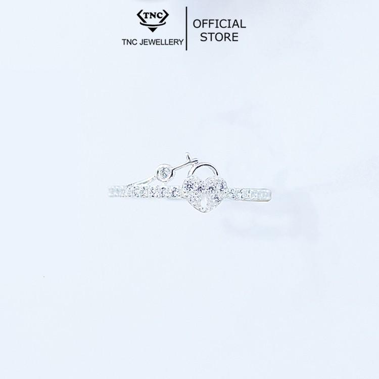 Nhẫn Bạc Khoá Trái Tim TNC JEWELLERY