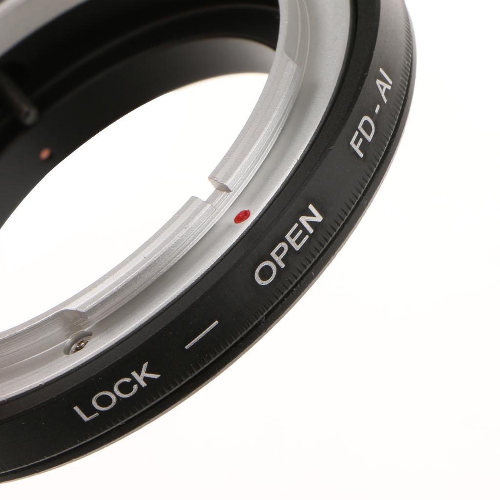 Camera Tube Lens Adapter Ring for Canon FD Lens to AI/F DSLR Camera