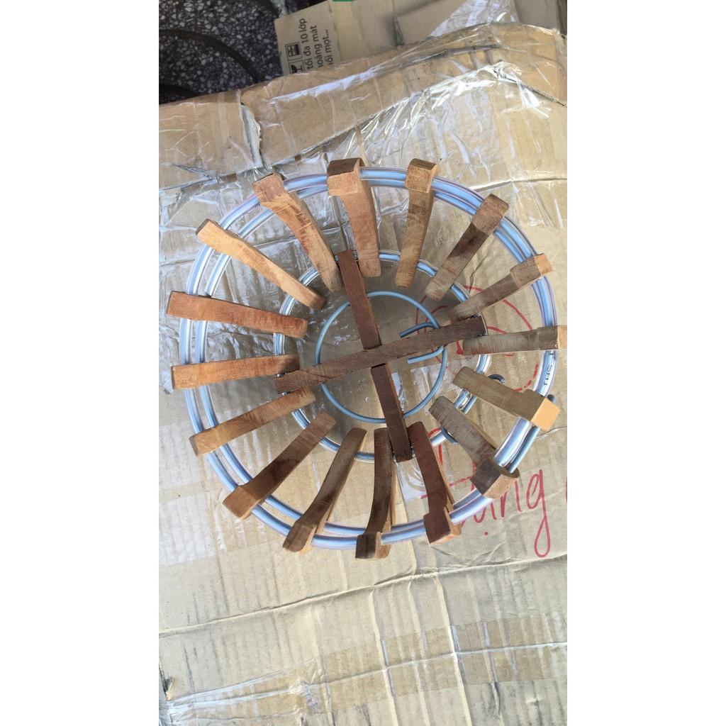 Chậu gỗ nghiến 20 cm 01 cái