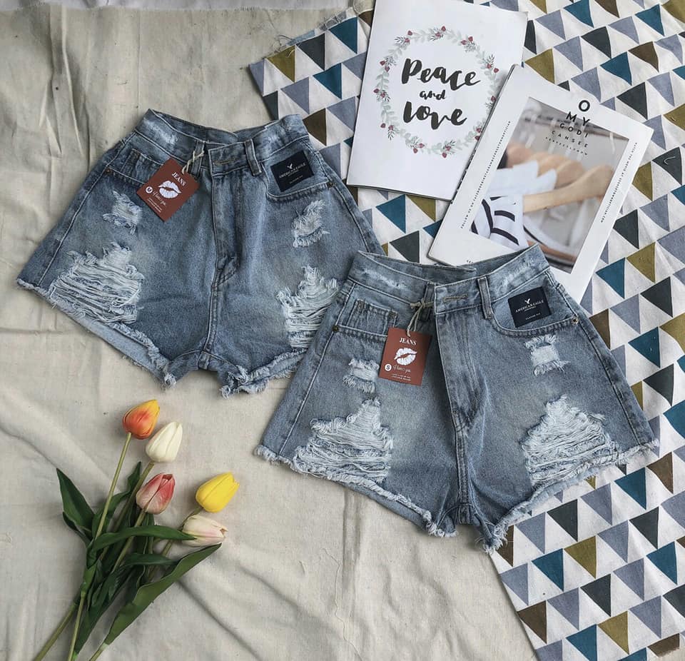 QUẦN SHORT NỮ RÁCH - GV10282