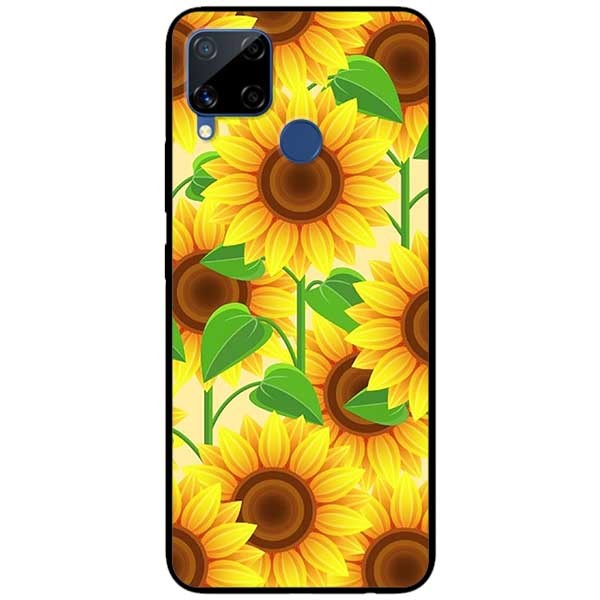 Ốp lưng dành cho Realme C15 mẫu Hoa Vàng