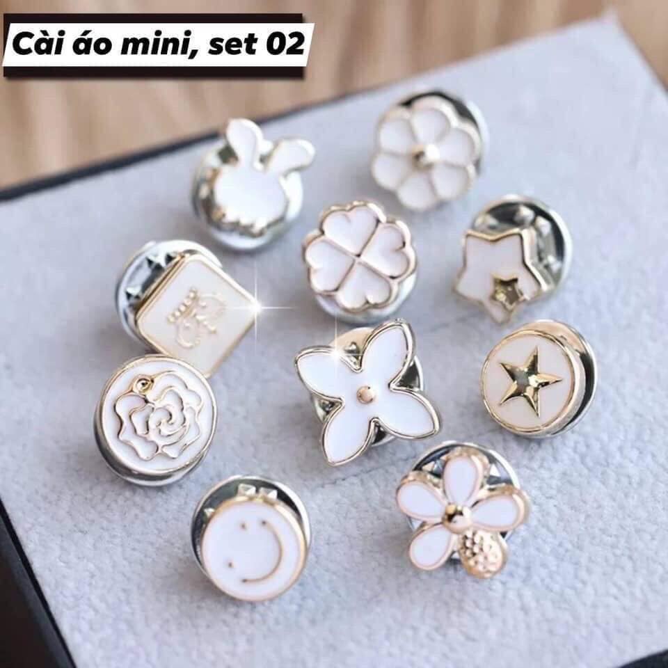 SET 10 GHIM CÀI ÁO DỄ THƯƠNG XINH XẮN ĐÁNG YÊU