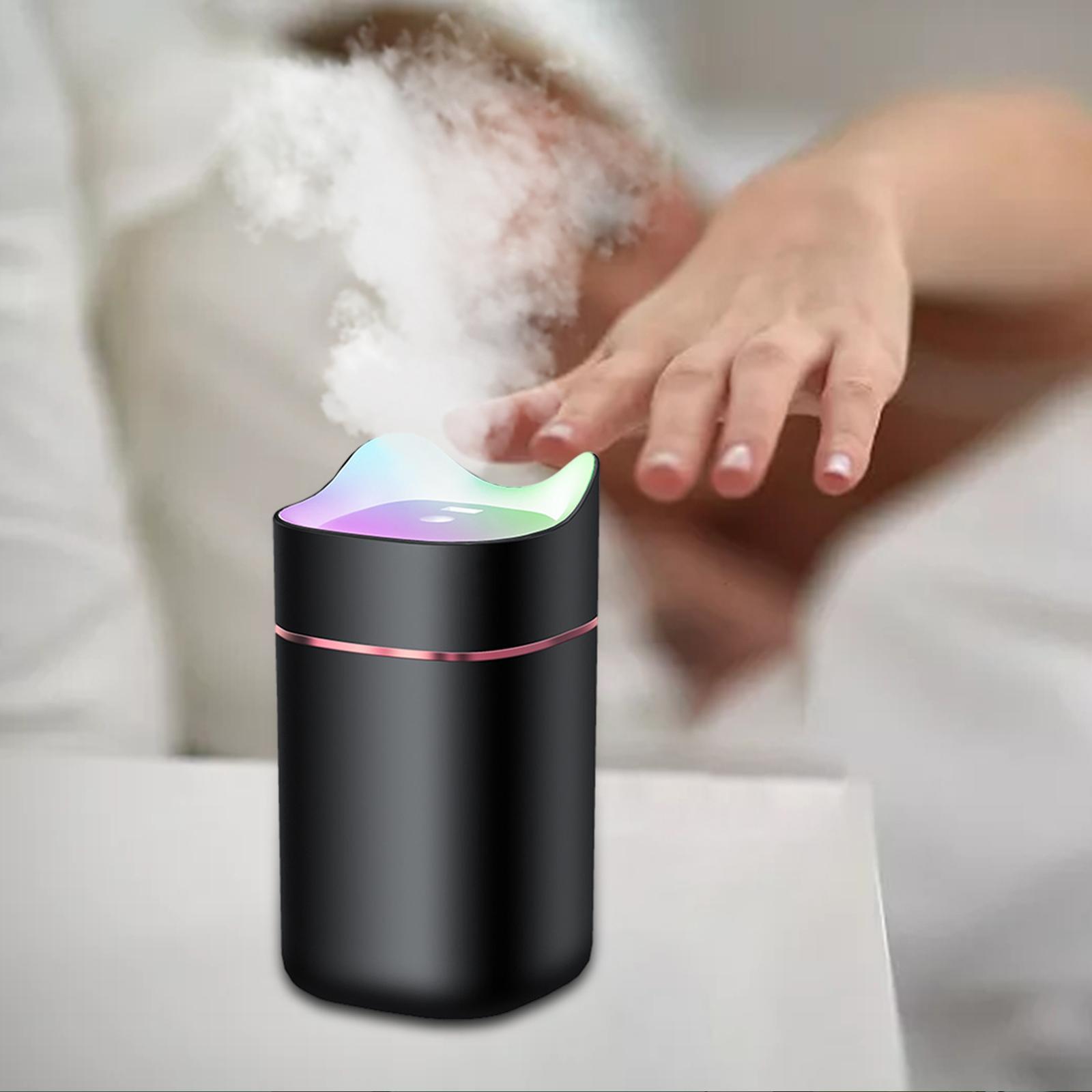 Desktop Humidifiers, 1.4L Air Humidifier, USB Cool Mist Sprayer with Night Light for Home, Office, Plants